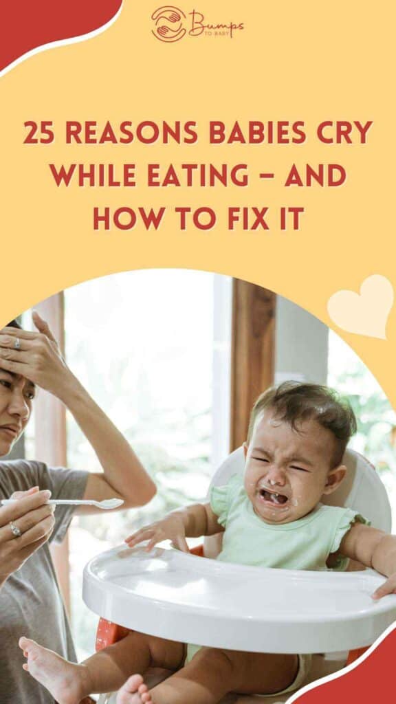25 Reasons Babies Cry While Eating – And How to Fix It