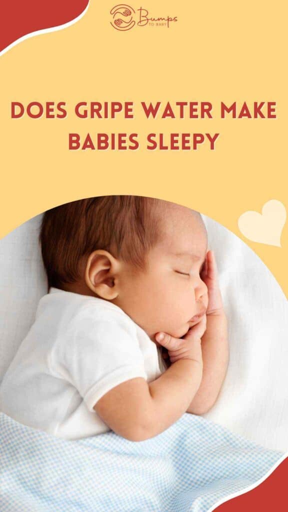 Does Gripe Water Make Babies Sleepy
