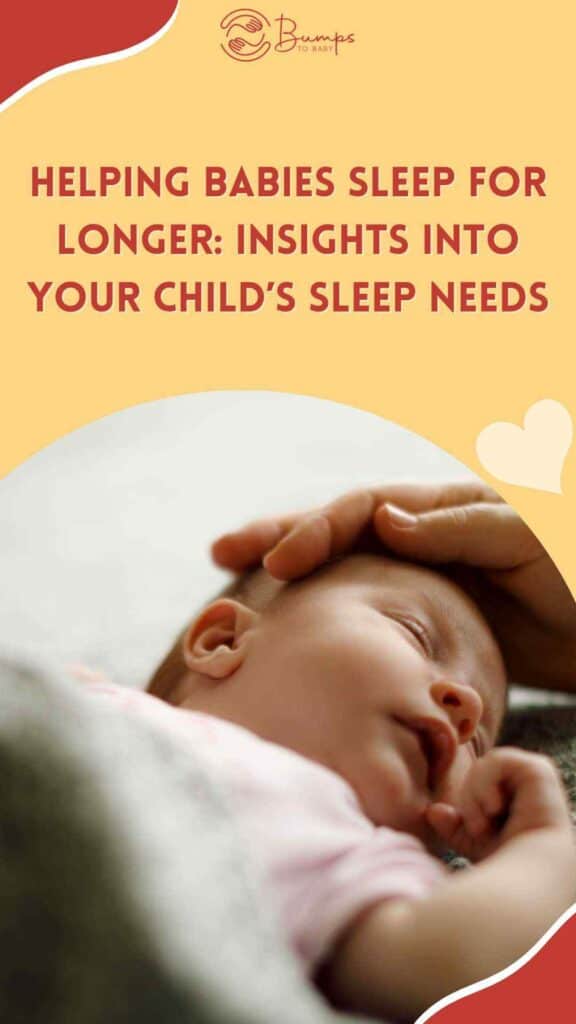 Helping babies to sleep for longer