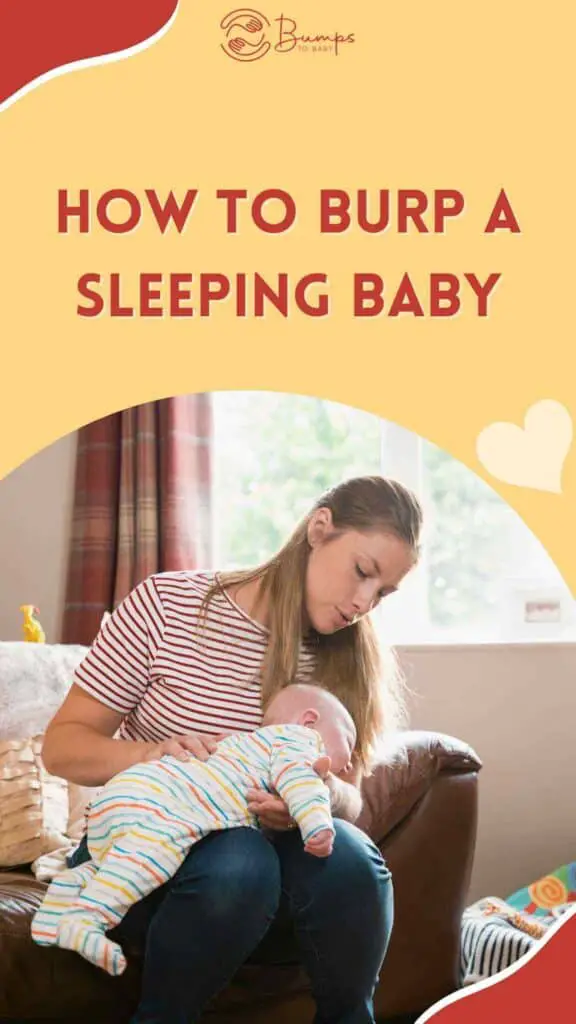 How To Burp A Sleeping Baby