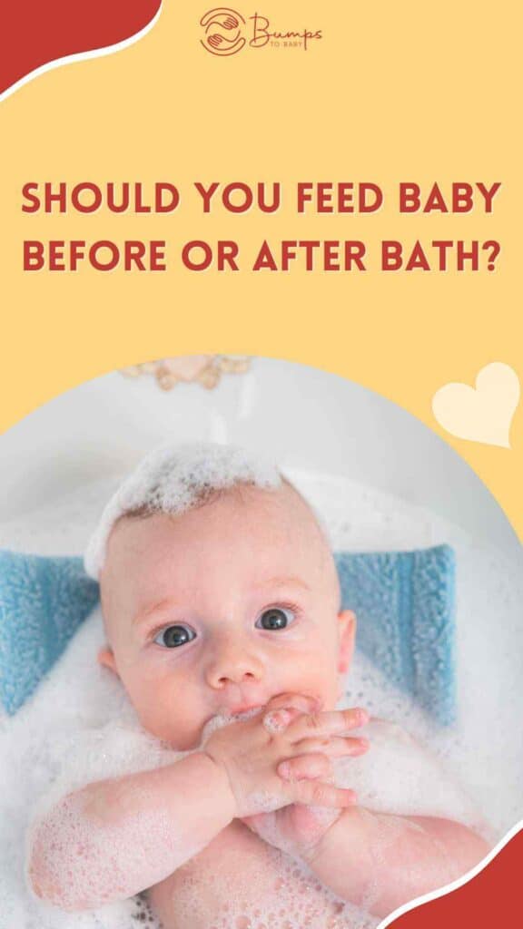 Should You Feed Baby Before Or After Bath